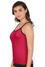 Load image into Gallery viewer, Amante Cotton Camisole - Cerise 82401