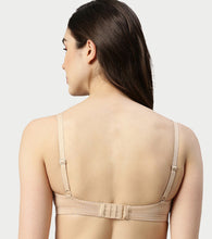 Load image into Gallery viewer, Enamor Innovations Intellifresh Antimicrobial Minimizer Everyday Cotton Bra for Women - Padded, Wirefree, Full Coverage - A058 (Pale Skin)