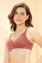 Load image into Gallery viewer, Amante Effortless Support Padded Non-Wired Bra - Cherry Mahogany