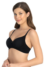 Load image into Gallery viewer, Amante All Day Smooth Comfort Padded & Non-wired Bra - Black 78201