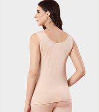 Load image into Gallery viewer, Enamor TH04 Women's Thermal Vest with Soft Heat Generating Fabric, Wide Round Neck Engineered with HeatSkins™ Warm Technology (Pale Skin)