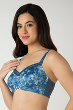 Load image into Gallery viewer, Amante Demure Non-Padded Non-Wired Contour Bra - Floral Fusion Print 05601