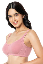 Load image into Gallery viewer, Amante Cotton Super Support Solid Non Padded Non-Wired Bra - Mesa Rose 93401