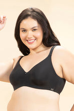 Load image into Gallery viewer, Amante Sophistique Ease Non-Padded Wired Minimizer Bra - Black