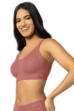 Load image into Gallery viewer, Amante Invisi Breathe Non-Padded Non-Wired Cotton Bra - Brick Dust 106701