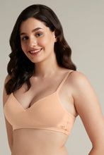 Load image into Gallery viewer, Amante Simply Soft Padded Non-Wired Cotton Bra - Sandalwood