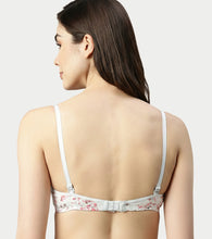 Load image into Gallery viewer, Enamor Women's Perfect Plunge Lift T-Shirt Bra - Detachable Straps, Lightly Padded, Wirefree, Medium Coverage - F023 (Sorrento Print)