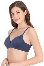 Load image into Gallery viewer, Amante Smooth Dreams Padded Non-wired T-shirt Bra - Insignia Blue 82301