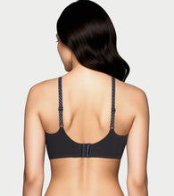Load image into Gallery viewer, Enamor Invisi Bonded Fixed Cup Shimmer Dot T-Shirt Bra, Padded, Wire Free, Seam Free Fit - IO12 (Slay Black)
