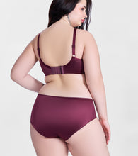 Load image into Gallery viewer, Enamor P148 Luxe Satin Hipster Panty for Women - Mid Waist, Outer Elastic, Medium Coverage (Fig)