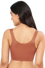 Load image into Gallery viewer, Amante Skins Solid Non Padded Non-Wired Scoop Neck Cami Bra - Caramel Nude 83301