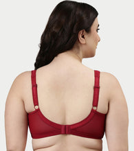 Load image into Gallery viewer, Enamor Hidden X-Frame and Smoothening Women's Full Support Everyday Bra - Jiggle control, Non Padded, Wirefree, Full Coverage - FB12 (Available in Plus sizes) (Masai)