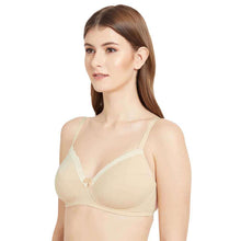 Load image into Gallery viewer, Wacoal Essentials Non-padded Non-wired Full Cup Everyday Wear Cotton Blend T-Shirt Bra - Beige IB5090