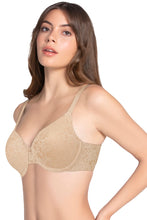 Load image into Gallery viewer, Amante Lace Dream Padded Wired Lace Bra - Sesame_Sndlwd 82701