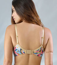 Load image into Gallery viewer, Enamor × Papa Don’t Preach - Mermaid on Mars Luxury Bra for Women - Balconette fit, Padded, Wirefree - DB01 (Galaxy Skin Print)