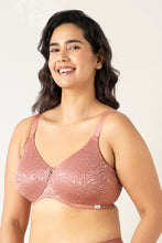 Load image into Gallery viewer, Amante Mystic Elegance Non-padded Wired Minimizer Bra - Ash Rose