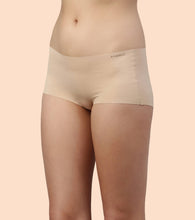 Load image into Gallery viewer, Enamor PS40 Innovations Invisi, All Day Comfort, Mid Waist Boyshorts Panty for Women - No Visible Panty Lines, Breathable, Sweat wicking, Free Cut, Full Coverage - Pack of 1 (Nude)