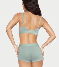 Load image into Gallery viewer, Enamor The Flex Boyshorts for Women Mid-Rise, Full Back Coverage, Moisture Absorbency, Cotton Everyday Panty - SMP01 (Sage Green)