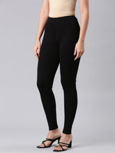 Load image into Gallery viewer, Go Colors Black Ponte Smart Fit Leggings