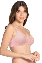Load image into Gallery viewer, Amante Lace Dream Padded Wired Lace Bra - Salmon Rose_A.R 82701