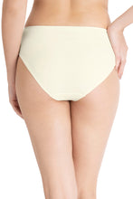 Load image into Gallery viewer, Amante Casual Chic Three-Fourth Coverage Low Rise Bikini Panty - Whitesmoke-Cedar 10903