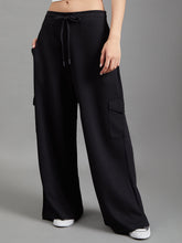 Load image into Gallery viewer, Go Colors Black Cargo Sweatpants