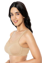 Load image into Gallery viewer, Amante Cotton Smooth Back Solid Non Padded Non-Wired Support bra - Sandalwood 93301
