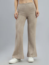 Load image into Gallery viewer, Go Colors Light Brown Suede Bell Bottom