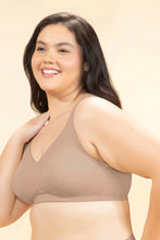 Load image into Gallery viewer, Amante Regal Curves Non-Padded Non-Wired Minimizer Bra - Hazelnut