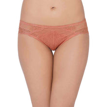 Load image into Gallery viewer, Wacoal Emma Lace Low Waist Medium Coverage Bridal Wear Lace Bikini Panty - Rust IAP317