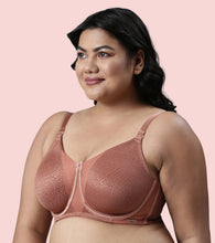 Load image into Gallery viewer, Enamor Innovations Transform Women's Full Support Minimizer Bra - Smoothening and Breathable Non Padded, Wired, Full Coverage - F124 (Available in Plus Sizes) (Cedar Wood)