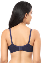Load image into Gallery viewer, Amante Floral Romance Non Wired Lightly Padded Non-Wired Full Coverage Bra - Midnight 10306