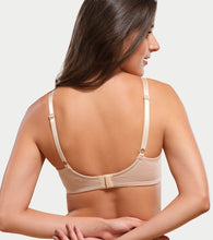 Load image into Gallery viewer, Enamor Ultra-Smoothing Women's Cotton Everyday T-Shirt Bra - No-Pinch, Hidden Lift, Non Padded, Wirefree, High Coverage - A027 (Pale Skin)