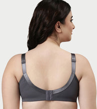 Load image into Gallery viewer, Enamor Innovations Transform M-Frame, Ultimate curve Support, Jiggle control, Women's Bra - Non Padded, Wirefree, Full Coverage - F096 (Available in Plus Sizes) (Ink Grey)