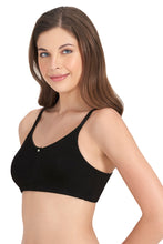 Load image into Gallery viewer, Amante All-Day Elegance Non-Padded Non-Wired Bra - Black 78601