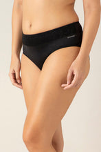 Load image into Gallery viewer, Amante Elegant Support Hipster Panty - Black 78001