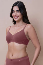 Load image into Gallery viewer, Amante Breathe Bliss Padded Non-Wired T-Shirt Bra - Wild Ginger 04901