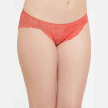 Load image into Gallery viewer, Wacoal Plush Desire Low Waist Medium Coverage Bridal Wear Lace Bikini Panty - Coral IAS090