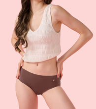 Load image into Gallery viewer, Enamor IP02 Innovations Invisi, Fit Flex, No Visible Panty Lines, All Day Comfort, Mid Waist Brief Panty for Women - Breathable Lightweight Fabric, Antimicrobial with Stain Release, Bonded Free Cut, Regular Coverage - Pack of 1 (Wild Ginger)