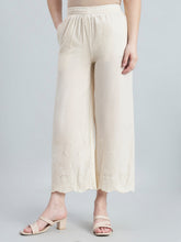 Load image into Gallery viewer, Go Colors Cream 100% Cotton Hakoba Wide Pant