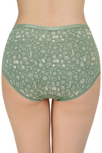 Load image into Gallery viewer, Amante Print High Rise Full Brief Panties (Pack of 3) 53101