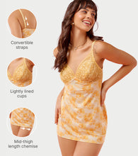 Load image into Gallery viewer, Enamor N151 The Slinky Chemise Slip Dress - Non-Padded, Wire-Free - Golden Haze