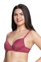 Load image into Gallery viewer, Amante Fantasy Back Solid Padded Wired Lace Bra - Autumn Rose 87101