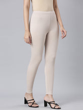 Load image into Gallery viewer, Go Colors Light Beige Ponte Smart Fit Leggings