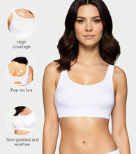 Load image into Gallery viewer, Enamor BambooBliss Pop-on Bra, Non-Padded, Wirefree, High Coverage - IB06 (White)
