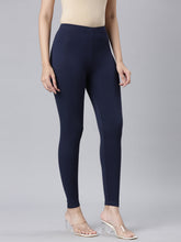 Load image into Gallery viewer, Go Colors Navy Ponte Smart Fit Leggings