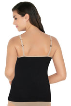 Load image into Gallery viewer, Amante Cotton Camisole - Black - Sandalwood 82401