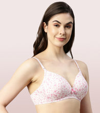 Load image into Gallery viewer, Enamor Vanish Curve Neckline With Perfect Density Lift Cup Women's Everyday Fashion T-Shirt Bra - Padded, Wirefree, High-Coverage - F065