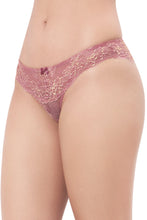 Load image into Gallery viewer, Amante Eternal Bliss Lace Low Rise Bikini Panty - Messa Rose 30501