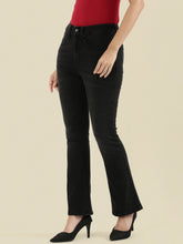 Load image into Gallery viewer, Go Colors Black Denim Boot Cut Jeans